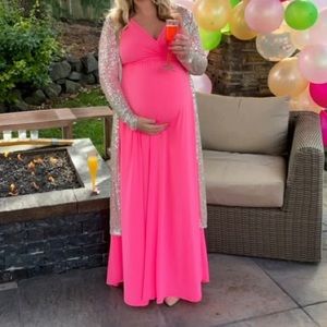 🎉 PINKBLUSH MATERNITY DRESS